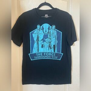 Star Wars “The Force Surrounds You” Blue Short Sleeve Tee